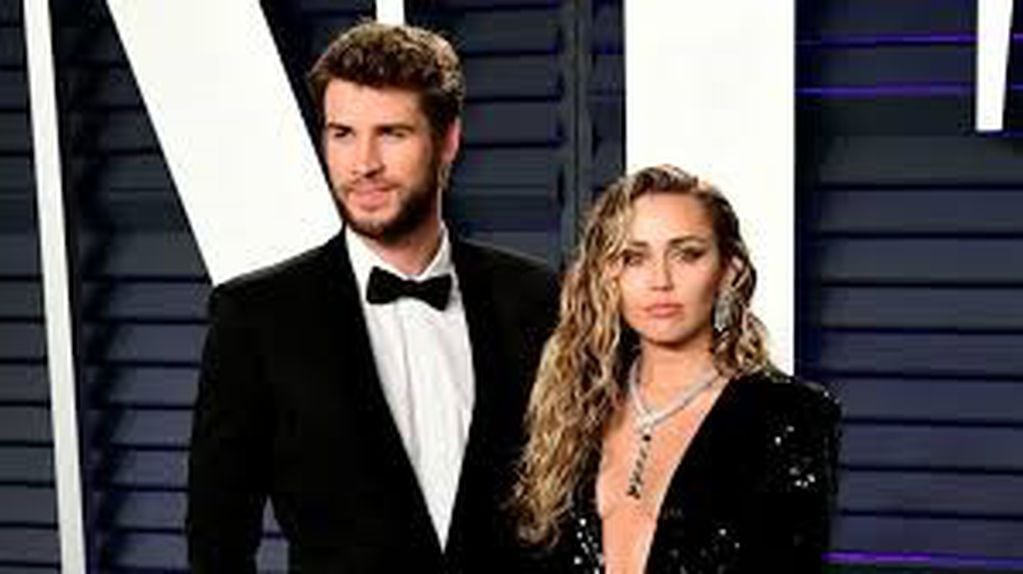 Miley Cyrus junto a su exesposo Liam Hemsworth