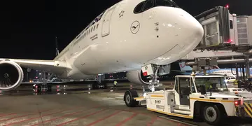 Lufthansa arribó a Malvinas.