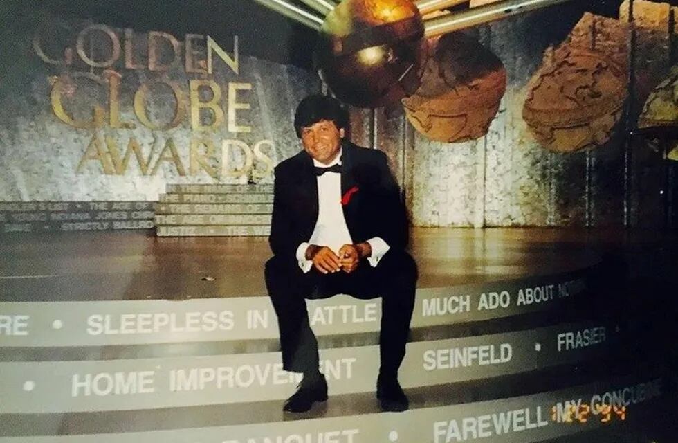 Carlos Calvo tenía 41 años cuando asistió a la ceremonia de los Golden Globe Awards, en 1994.