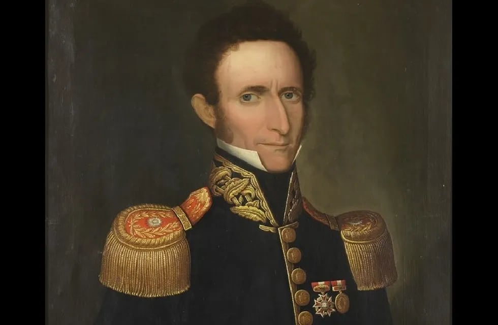 General Francisco de Paula Otero, en retrato realizado por José Gil de Castro.