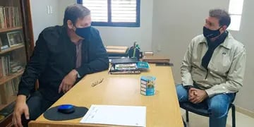 Darío Cocco se reunió con el pastor Marcelo Becla
