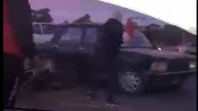 agresión en el Parque Cabañas, captura de video.