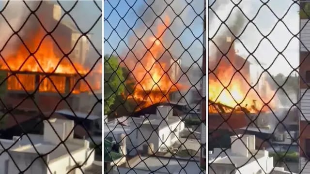 Incendio en Lomas de Zamora