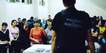 La Policía Comunitaria realizó charlas con la comunidad iguazuense