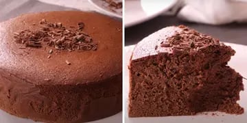 Cómo preparar una torta de chocolate con tres ingredientes.