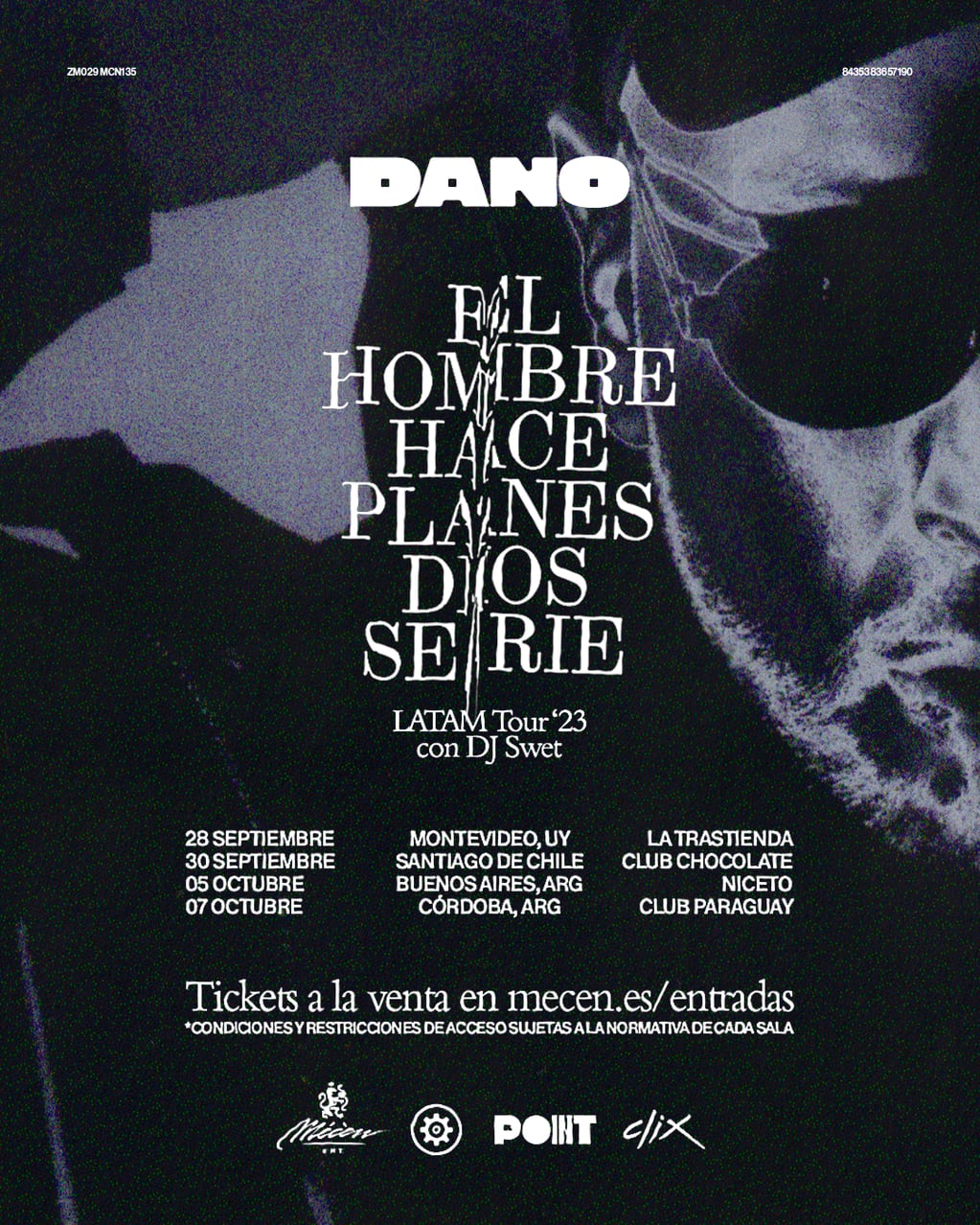 Dano anunció su gira por Latinoamérica: cuándo y dónde se presenta en Argentina