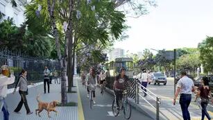 Avenida Del Libertador tendrá una ciclovía que unirá Vicente López con Retiro