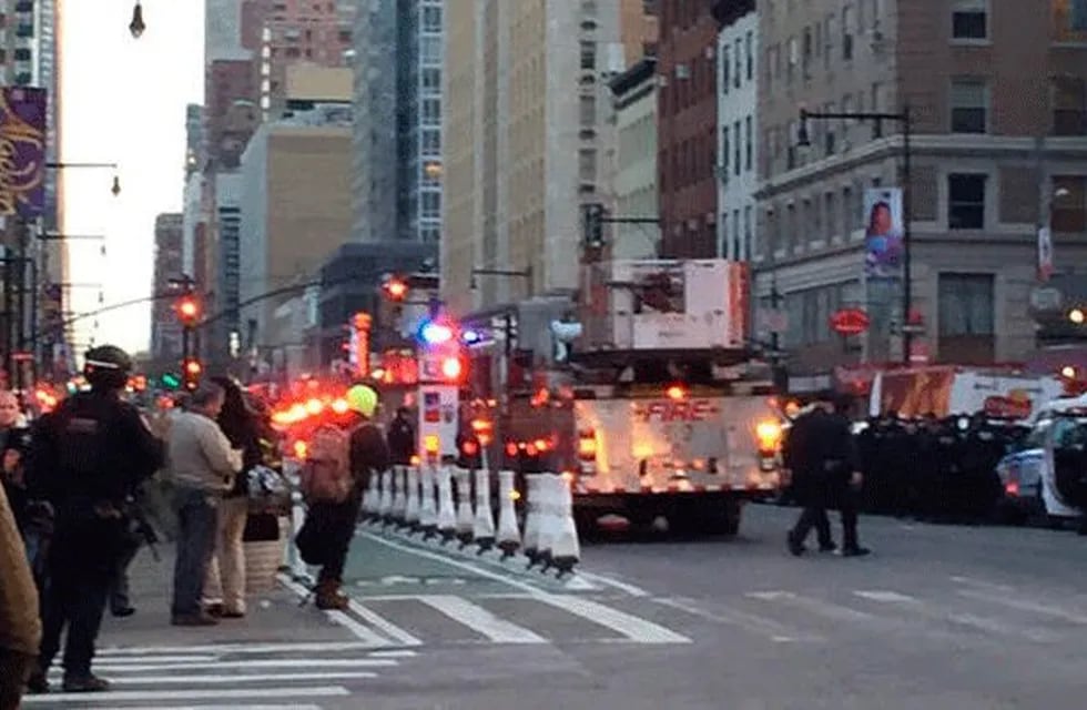 Explosión en Nueva York.