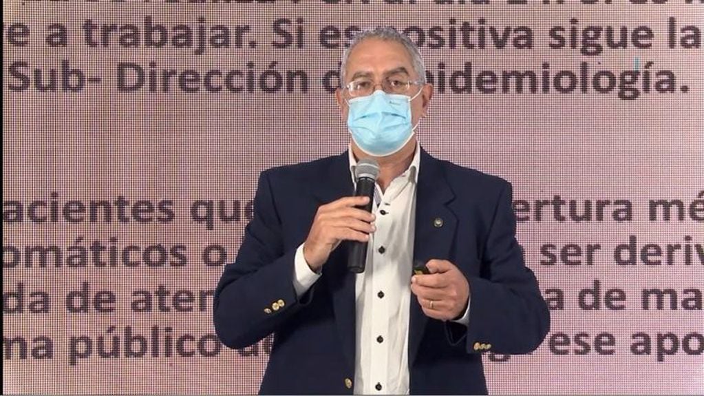 Gustavo Bouhid, ministro de Salud de Jujuy.