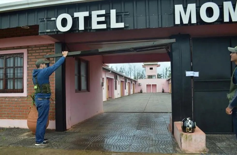 Imagen archivo. El motel donde funcionaba la red de trata de Paso de los Libres.