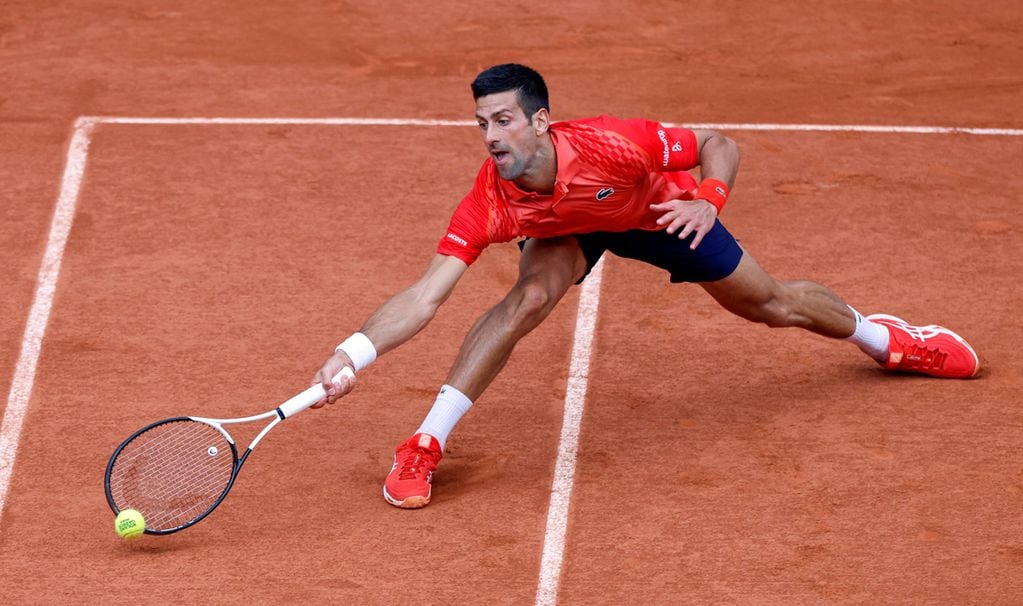 Djokovic debió exigirse al máximo para ganar el primer set (Foto: AP).