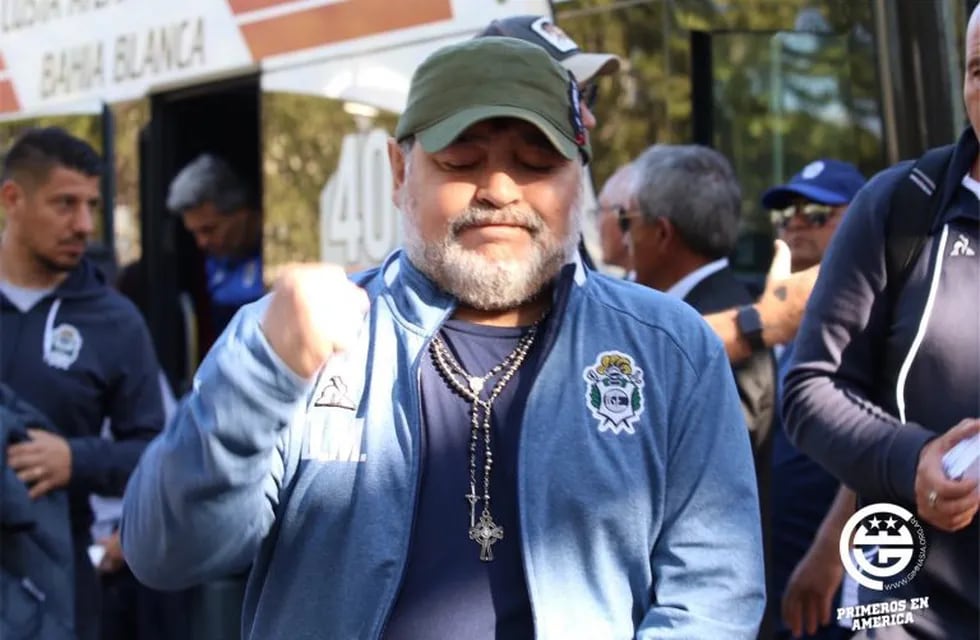 El Gimnasia de Diego Armando Maradona volvió a caer como local (web).