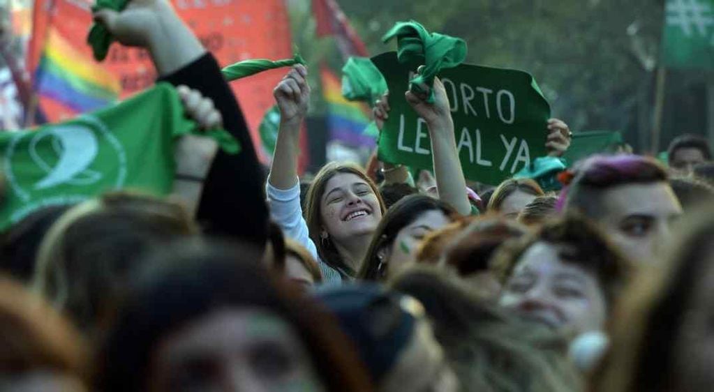 El pedido por el aborto legal en Córdoba. (Facundo Luque) 