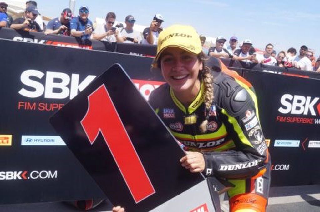 La chilena Isis Carreño, campeona absoluta del GP3 Latinoamericano y, lógicamente, ganadora de la Clase Damas.
