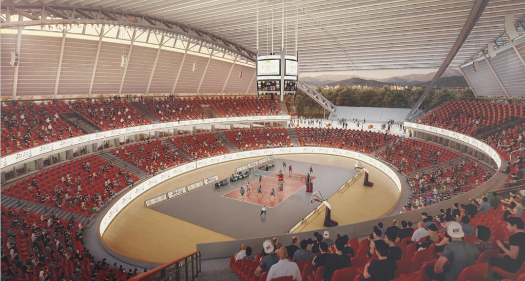 El recinto a construirse en Alto Comedero tendrá un aforo de 6.000 espectadores para encuentros deportivos y de 9.000 para eventos artísticos.