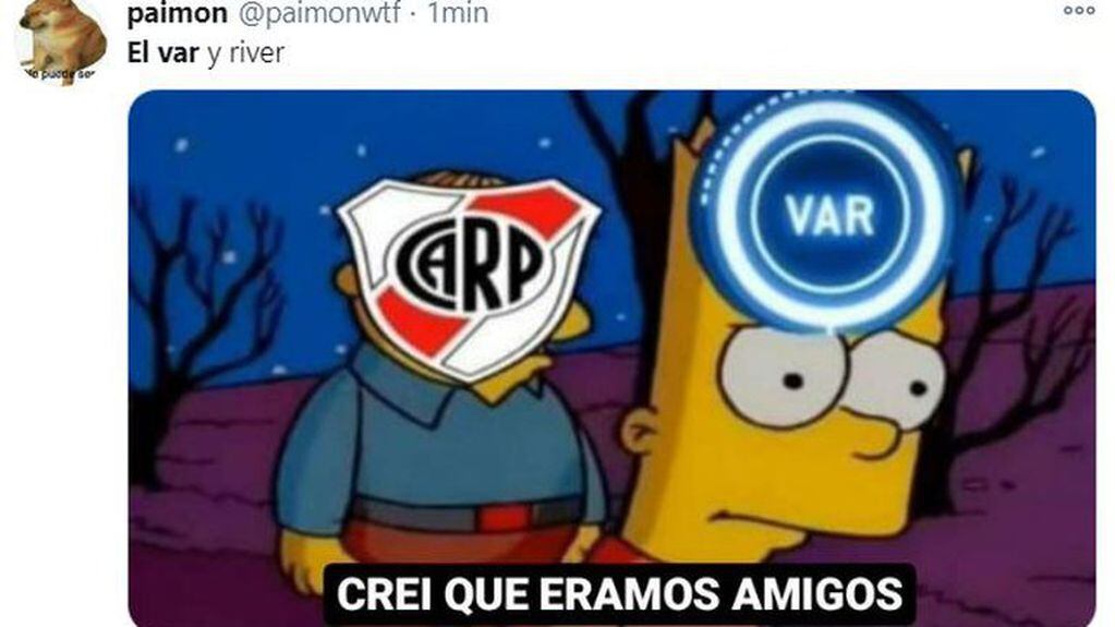 Los memes tras la eliminación de River ante Palmeiras.