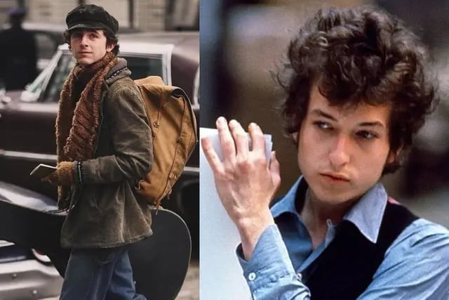 Timothée Chalamet como Bob Dylan: las primera imágenes de la película biográfica A complete unknown