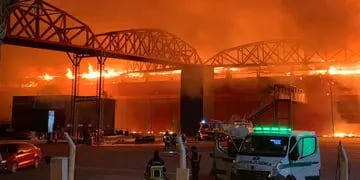 Incendio en el autódromo de Termas de Río Hondo
