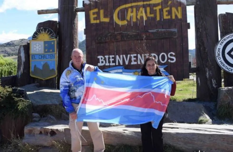 visita ilustre a El Chaltén