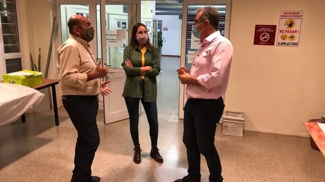 El intendente Luis Castellano visitó la UTN FRRafaela