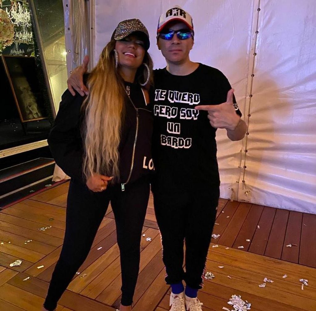 Pablo Lescano con Karol G (Foto: Instagram)