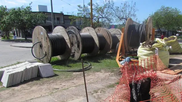La EPE renovó cables subterráneos en Rosario