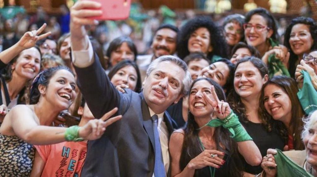 El presidente electo Alberto Fernández participó de la presentación del libro "Somos Belén". (Foto: Frente de Todos.