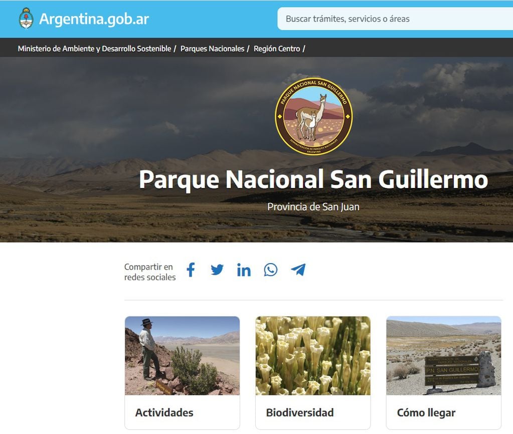 Parque Nacional San Guillermo