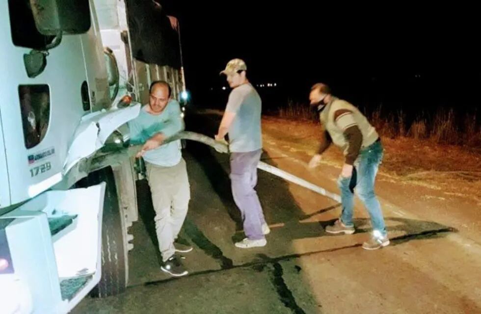 Camionero cordobés atacado en Rosario