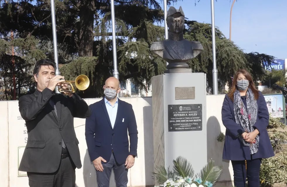 Carlos Paz: Acto por el nuevo aniversario del paso a la inmortalidad del General José De San Martín