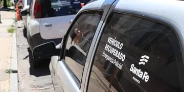 Vehículo recuperado en Rosario