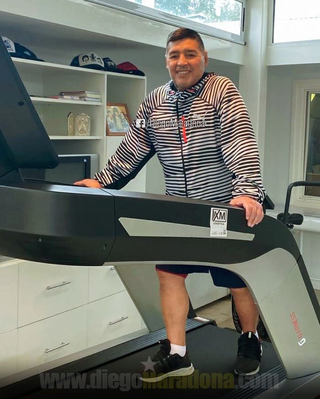 Diego Maradona se prepara para la vuelta a los entrenamientos de Gimnasia.