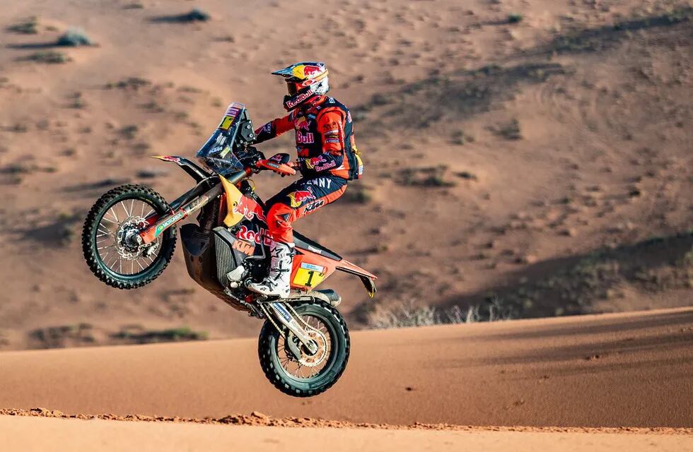 Kevin Benavides fue tercero en la Etapa 2 del Dakar 2022.