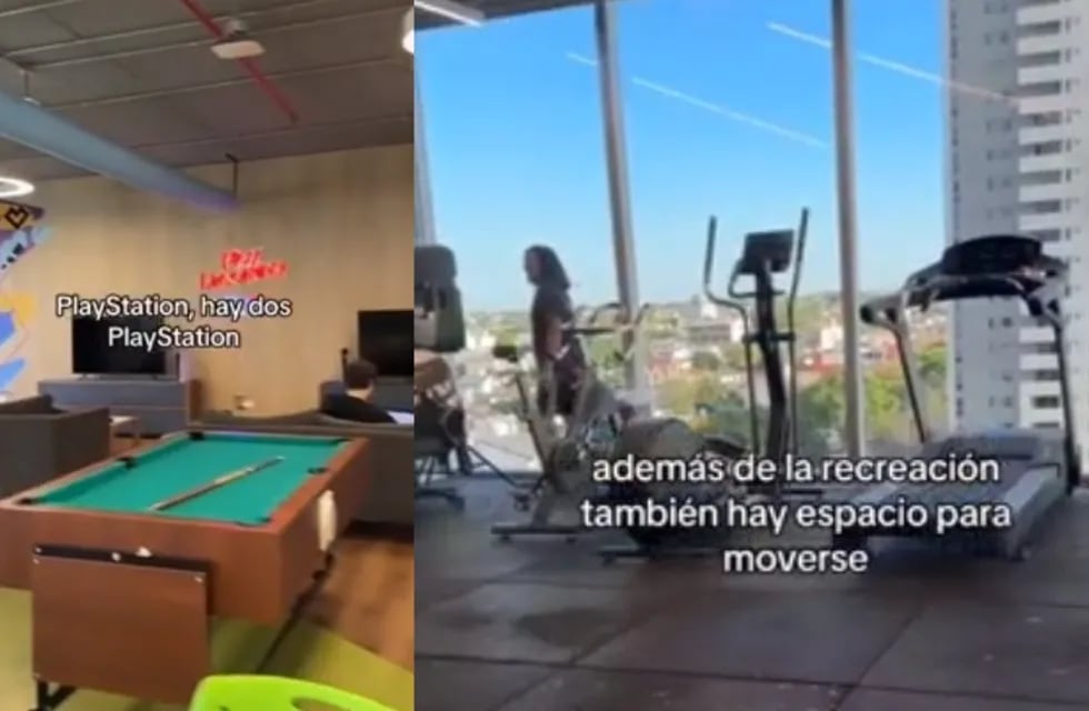 Mostró cómo es su oficina en Córdoba y el video fue furor en redes sociales.