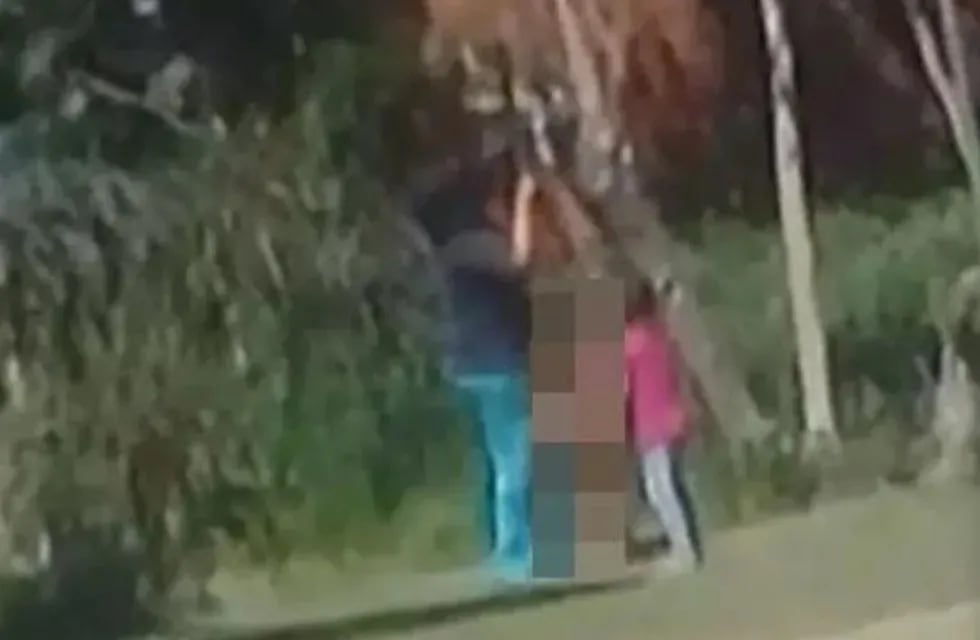 Horror en Cayastá: ahorcó a un perro y lo apuñaló delante de dos nenas