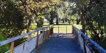El puente del parque Urquiza utilizado a diario por los delincuentes para robar y escapar
