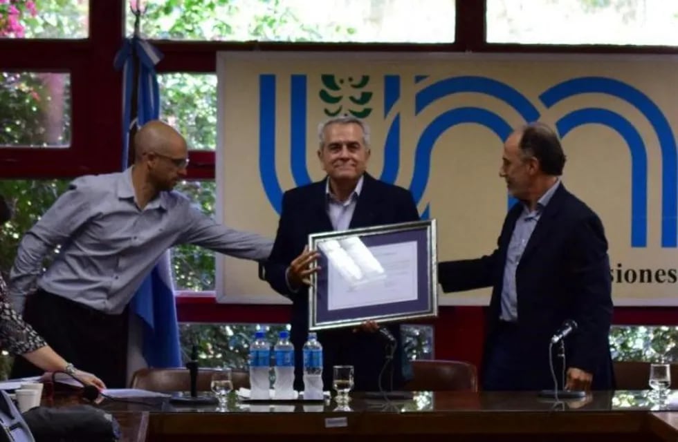 El rector de la UNAM fue homenajeado por todos sus años de servicio.