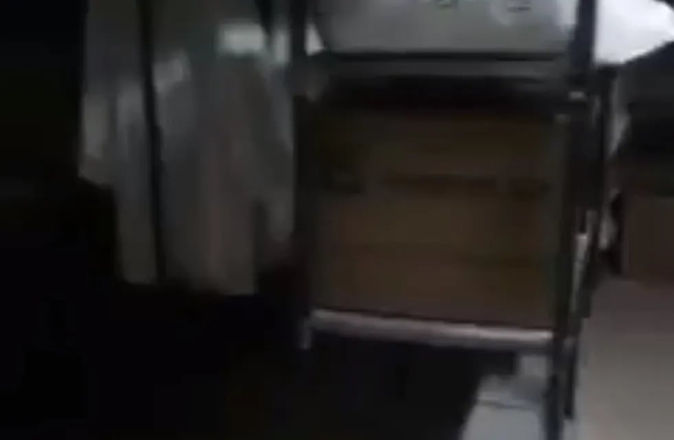 El terrorífico video filmado en el sótano de una clínica porteña