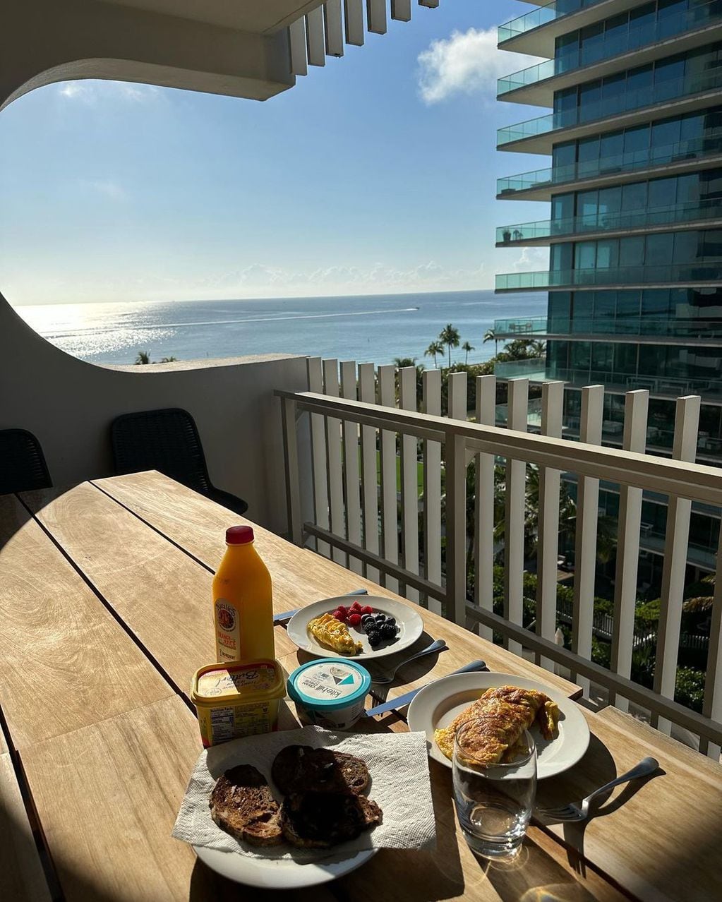 El desayuno de Lola Latorre y su novio en Miami