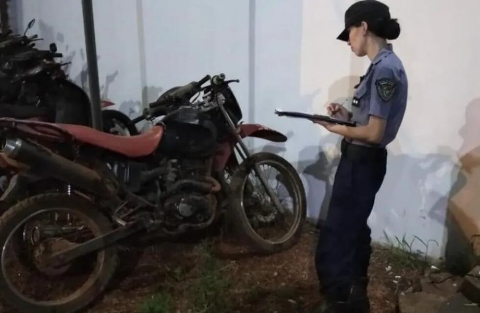 Motos robadas en Iguazú.