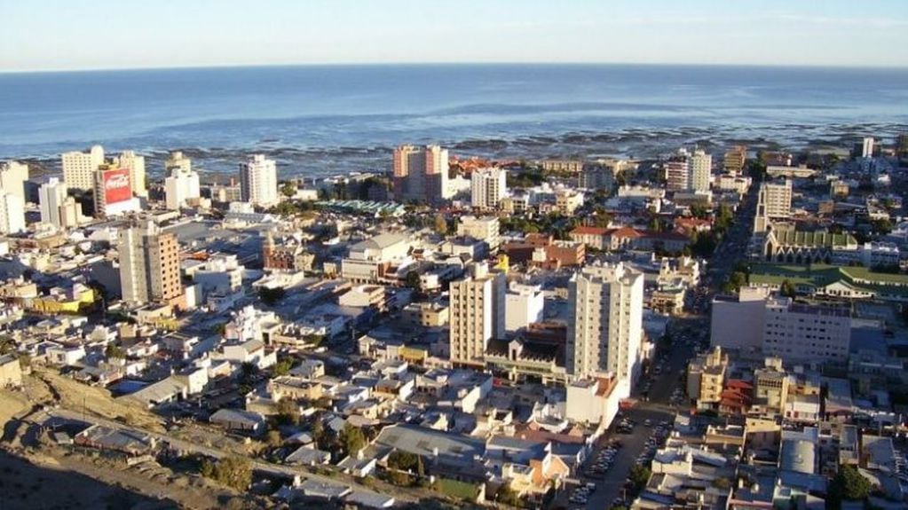 Vista parcial de la ciudad mas grande de la provincia de Chubut, Comodoro Rivadavia.