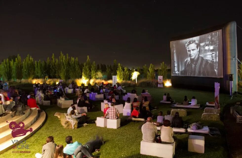 Vino el cine en bodegas de Mendoza