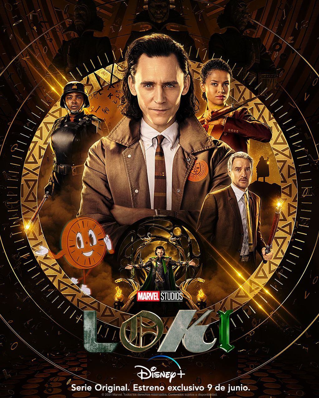 El afiche oficial de la serie.