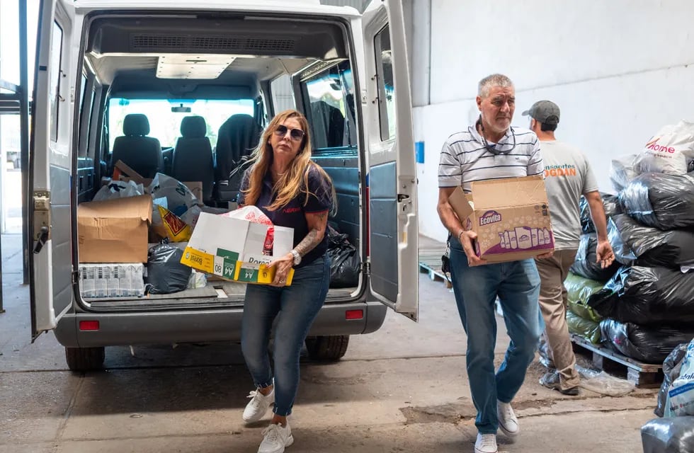 ATER recolectó donaciones para las familias afectadas por el temporal en Gualeguay