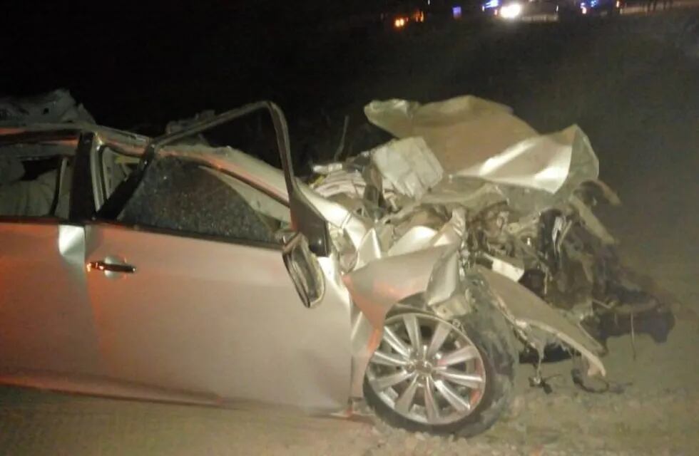 Accidente fatal en la ruta 34. (Prensa Policía de Salta)