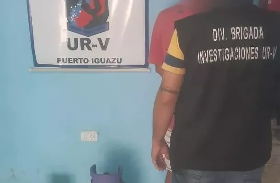 Hombre detenido acusado de robar en una vivienda en Puerto Iguazú.