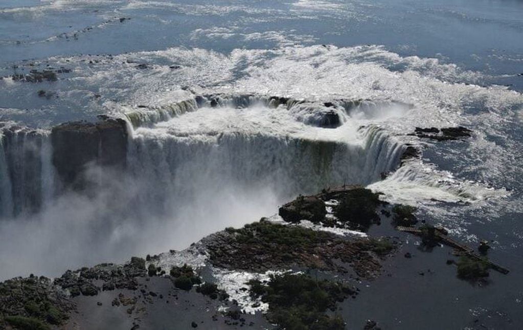 Continúa inhabilitado el circuito Garganta del Diablo de las Cataratas del Iguazú.