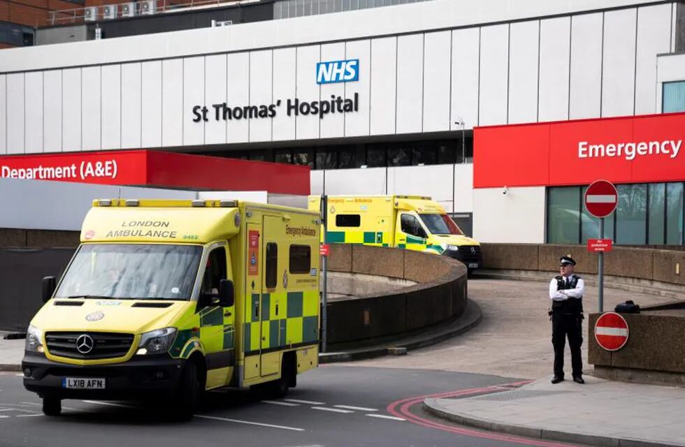 St.Thomas Hospital de Londres. (Foto: Will Oliver/EFE/EPA)