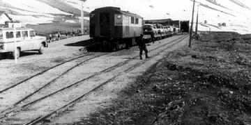 Es el que usaba el tren Trasandino. Quieren rehabilitarlo para el tránsito de vehículos. Archivo / Los Andes