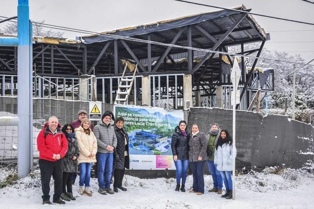 A buen ritmo avanza la obra de la Residencia para Adultos Mayores de Ushuaia